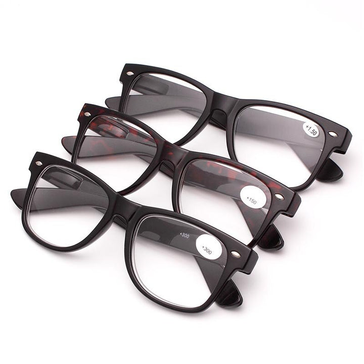 Hdcrafter Unisex Full Rim Square Acetate Frame Reading Glasses H9002 Reading Glasses Hdcrafter Eyeglasses