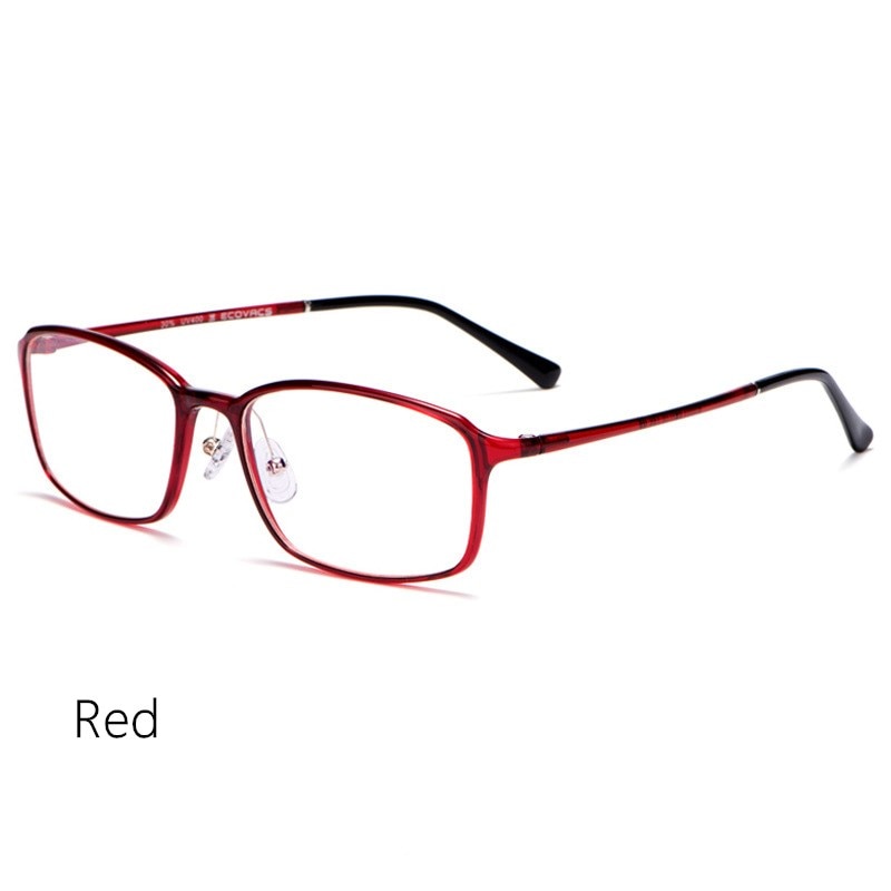 Yimaruili Unisex Full Rim TR 90 Resin Frame Eyeglasses M8003 Full Rim Yimaruili Eyeglasses Red China