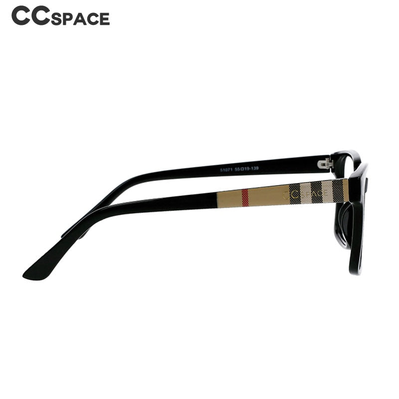 CCspace Unisex Full Rim Square Resin Frame Eyeglasses 51071 Full Rim CCspace