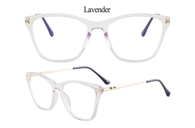 Hotony Women's Full Rim TR 90 Resin Cat Eye Frame Eyeglasses 7032 Full Rim Hotony