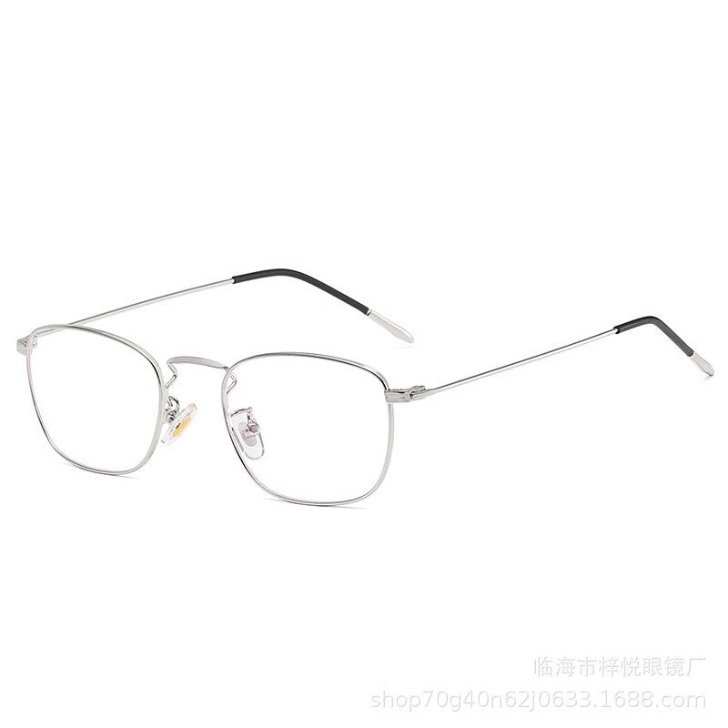 Hotony Unisex Full Rim Rectangle Alloy Eyeglasses Zy9951 Full Rim Hotony