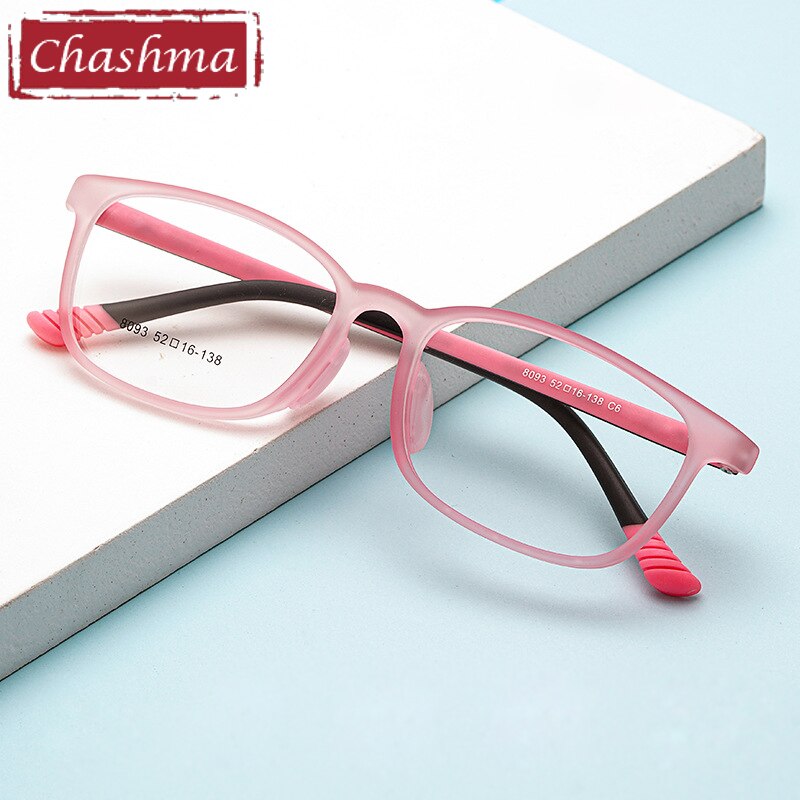 Chashma Ottica Children's Unisex Full Rim Square Tr 90 Titanium Eyeglasses 8093 Full Rim Chashma Ottica