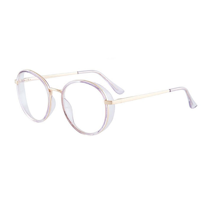 Hotony Women's Full Rim TR 90 Resin Round Frame Eyeglasses 7028 Full Rim Hotony