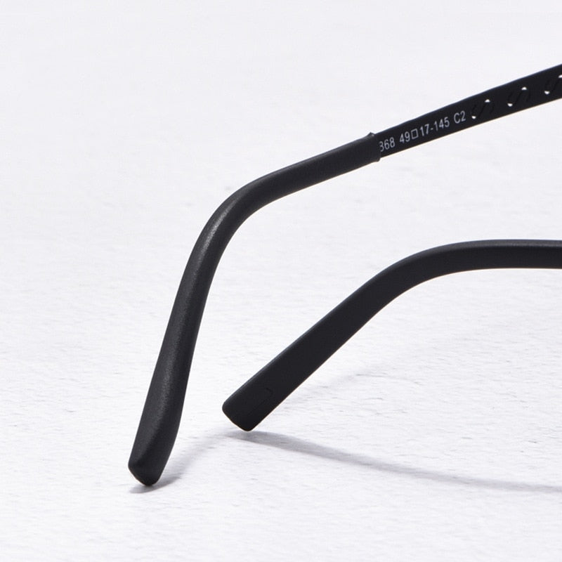 Yimaruili Unisex Full Rim Round Titanium Frame Eyeglasses 8868T Full Rim Yimaruili Eyeglasses
