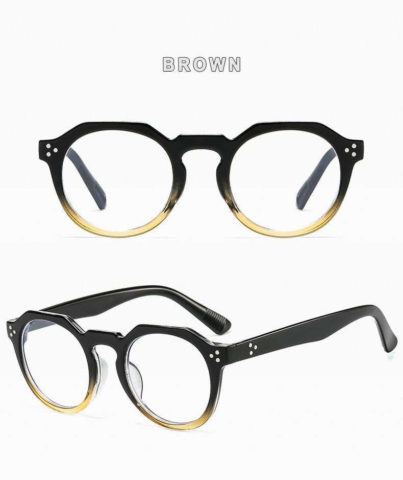 Hotochki Unisex Full Rim PC Plastic Resin Frame Eyeglasses 3395 Full Rim Hotochki