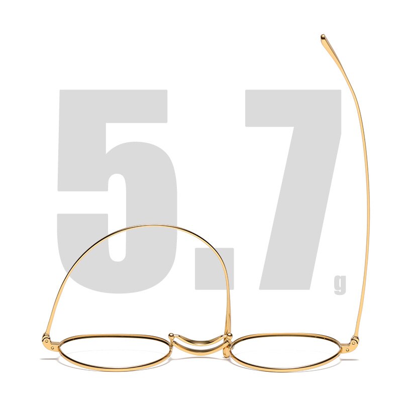 Muzz Unisex Full Rim Round Oval Titanium Frame Eyeglasses Mmmm1241 Full Rim Muzz