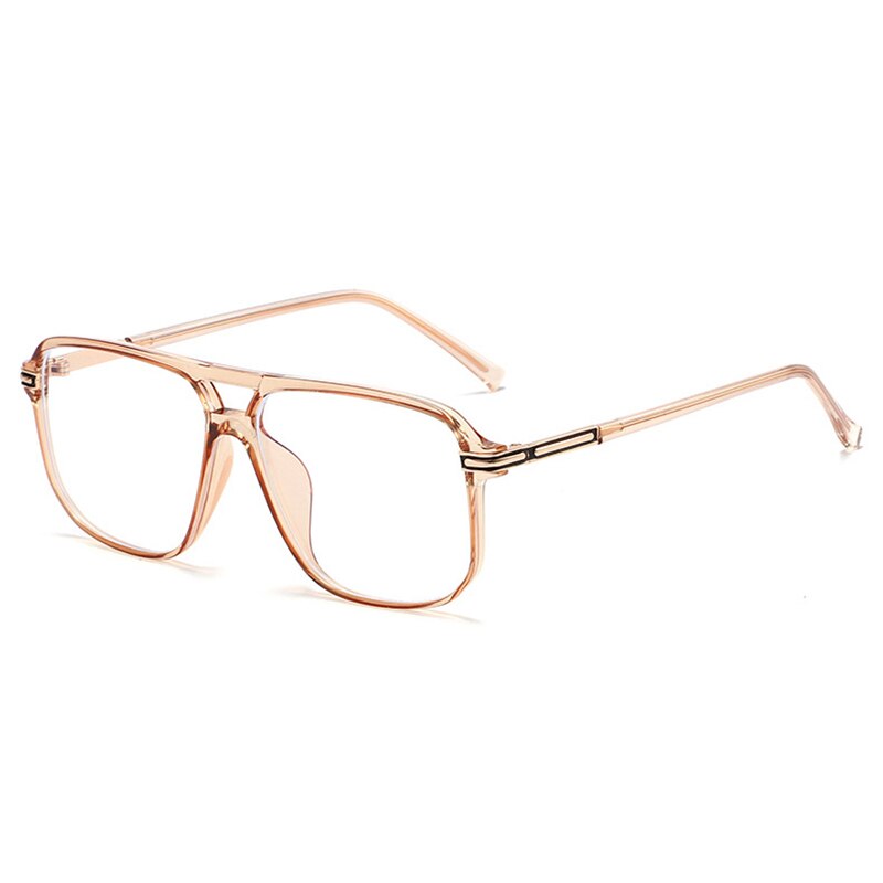 Handoer Unisex Full Rim Round Square Double Bridge Tr 90 Eyeglasses 260 Full Rim Handoer C3