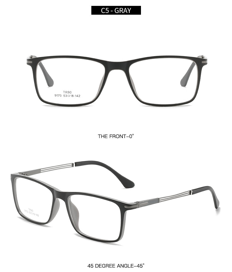 Hotochki Unisex Full Rim Aluminum Magnesium Frame Eyeglasses 9170 Full Rim Hotochki