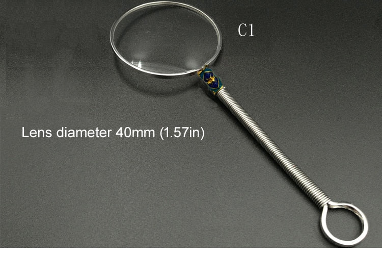 Yujo Unisex Handcrafted Full Rim Round Alloy Reading Monocle Y012 Reading Glasses Yujo China +50 C1