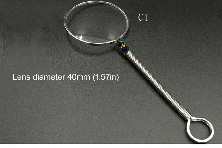 Yujo Unisex Handcrafted Full Rim Round Alloy Reading Monocle Y012 Reading Glasses Yujo China +50 C1