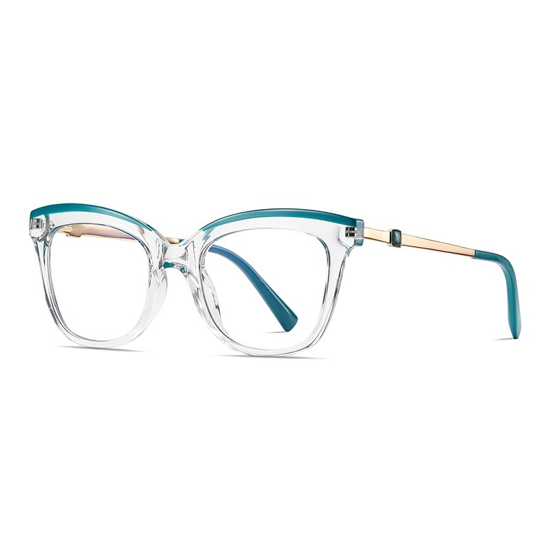 Hotony Women's Full Rim Cat Eye TR 90 Resin Frame Eyeglasses 2065 Full Rim Hotony C2  