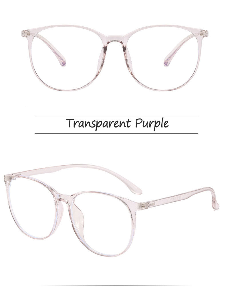 Hotony Unisex Full Rim TR 90 Resin Round Frame Eyeglasses 5703 Full Rim Hotony