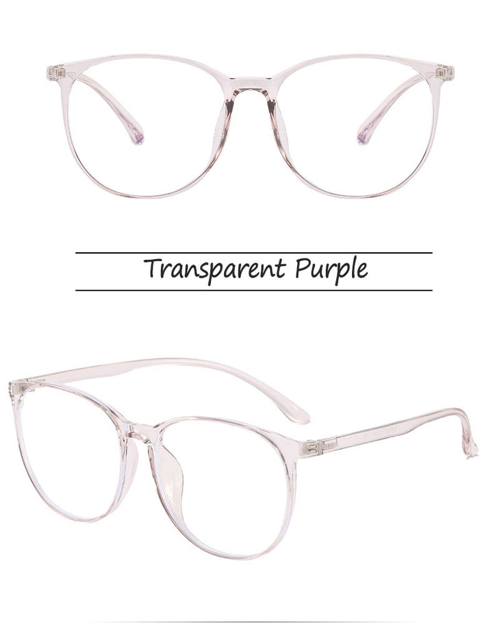 Hotony Unisex Full Rim TR 90 Resin Round Frame Eyeglasses 5703 Full Rim Hotony