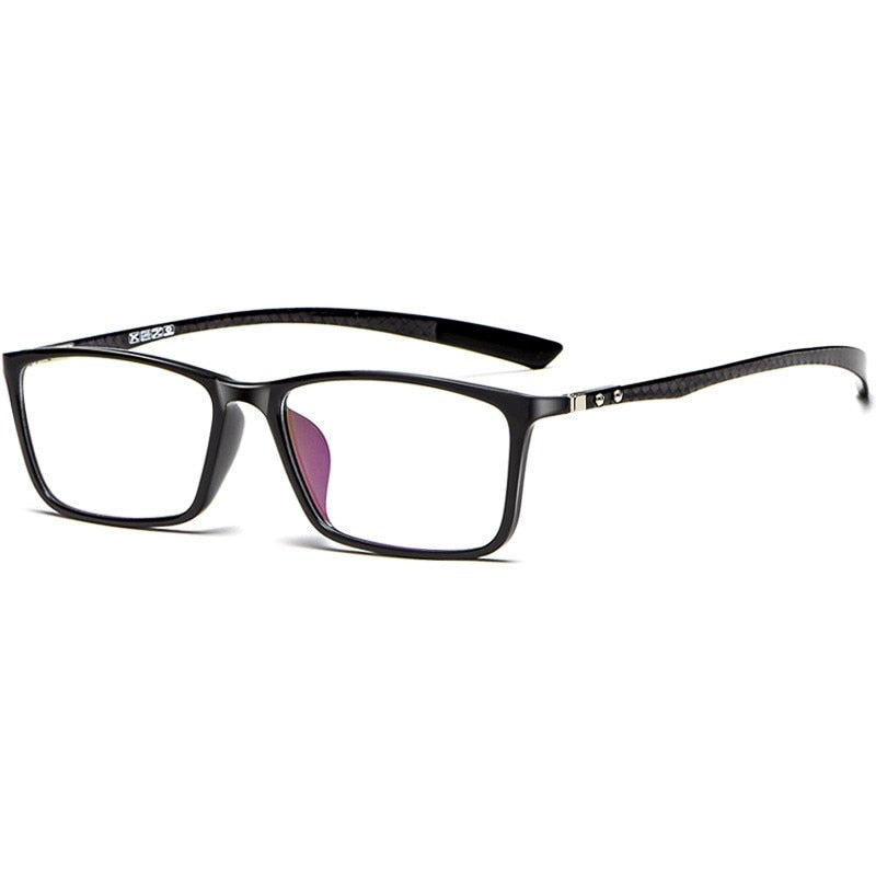 Yimaruili Men's Full Rim Carbon Fiber Frame Eyeglasses H0017 Full Rim Yimaruili Eyeglasses