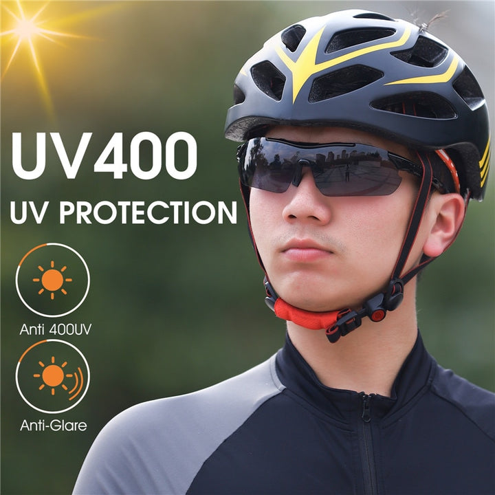 West Biking Unisex Semi Rim Acetate Photochromic Polarized Sport Sunglasses YP0703137 Sunglasses West Biking