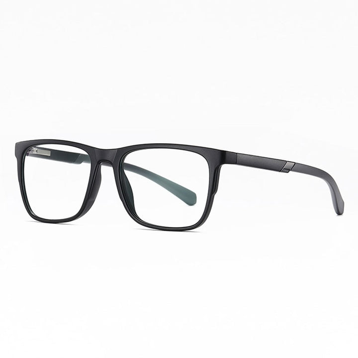 Hotochki Unisex Full Rim TR-90 Resin Frame Eyeglasses 2309 Full Rim Hotochki Matte Black C04