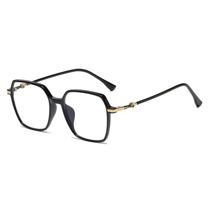 Hotony Women's Full Rim TR 90 Resin Square Frame Eyeglasses Lk303 Full Rim Hotony