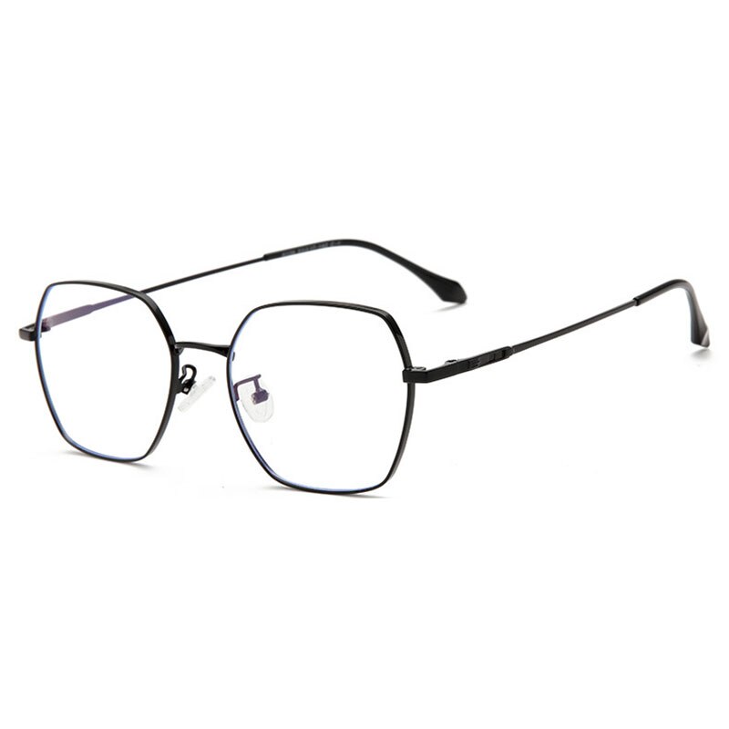 Hotochki Unisex Full Rim Alloy Frame Spring Hinge Eyeglasses 9339 Full Rim Hotochki black