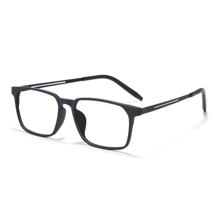Hotochki Unisex Full Rim TR-90 Resin Titanium Frame Eyeglasses 8878 Full Rim Hotochki black