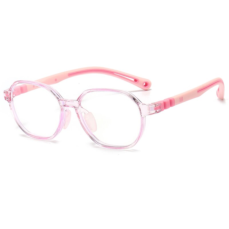 Oveliness Unisex Children's Full Rim Round Tr 90 Titanium Eyeglasses Trd103 Full Rim Oveliness