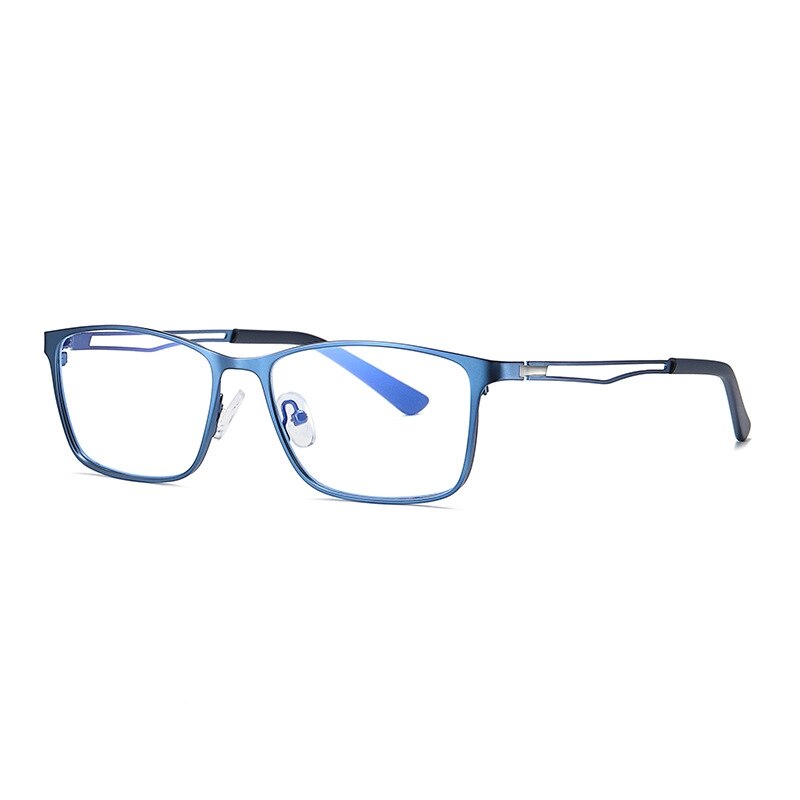 Yimaruili Men's Full Rim Alloy Frame Eyeglasses 5927 Full Rim Yimaruili Eyeglasses Blue