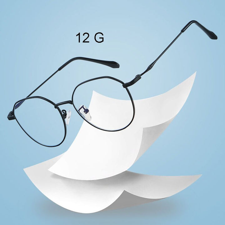 Handoer Unisex Full Rim Polygonal Square Alloy Eyeglasses 1913 Full Rim Handoer