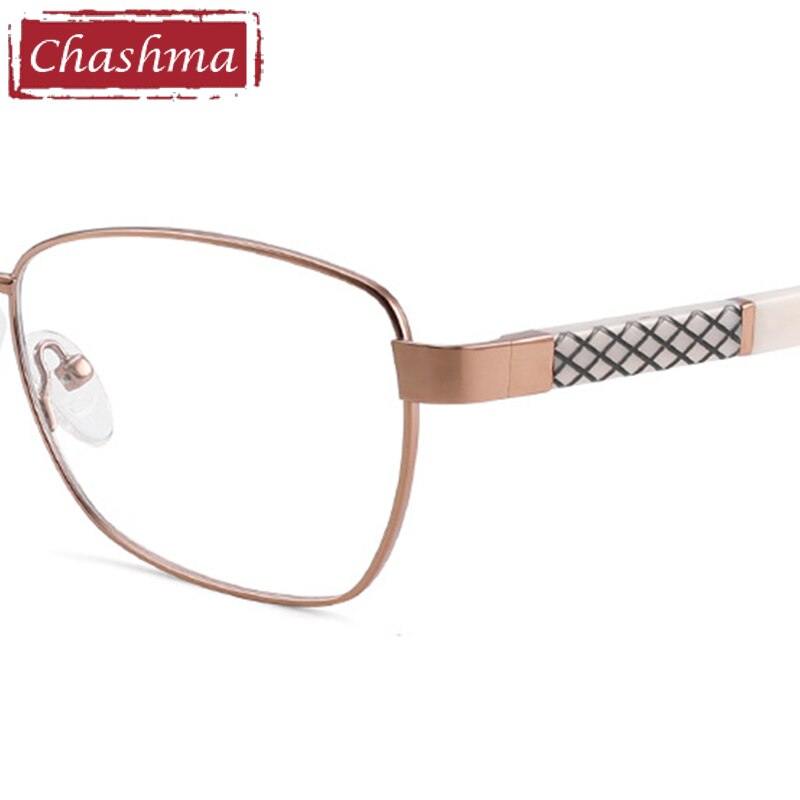 Chashma Women's Full Rim Square Alloy Acetate Eyeglasses 7010 Full Rim Chashma