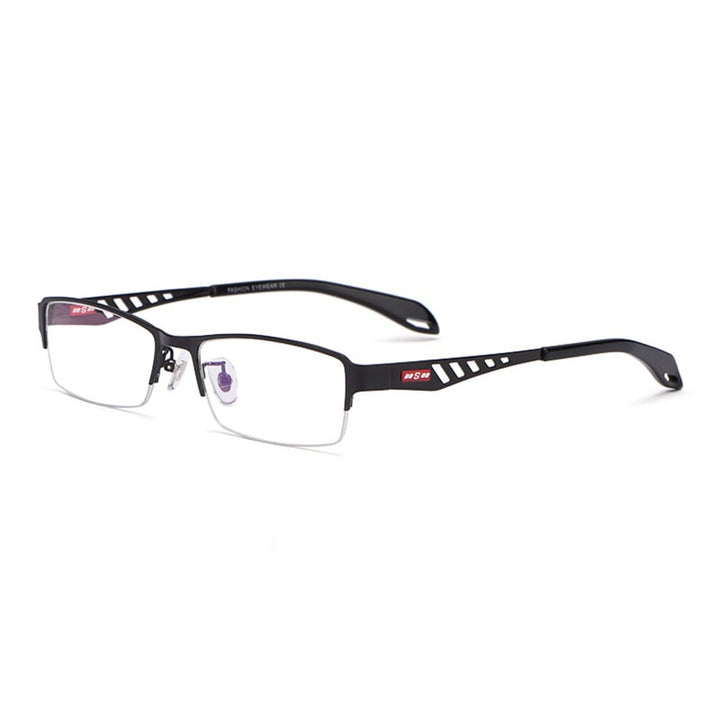 Reven Jate Xs505 Unisex Semi Rim Alloy Tr 90  Eyeglasses Semi Rim Reven Jate