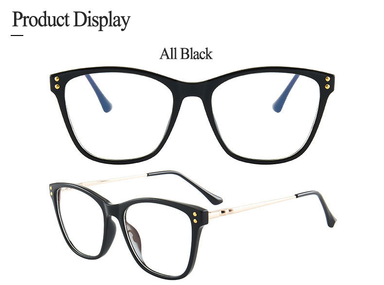 Hotony Women's Full Rim TR 90 Resin Cat Eye Frame Eyeglasses 7032 Full Rim Hotony