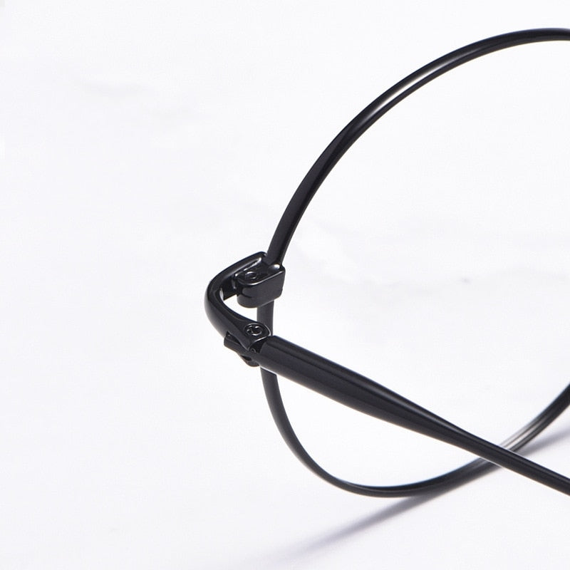 Yimaruili Unisex Full Rim Round Titanium Frame Eyeglasses 3216 Full Rim Yimaruili Eyeglasses