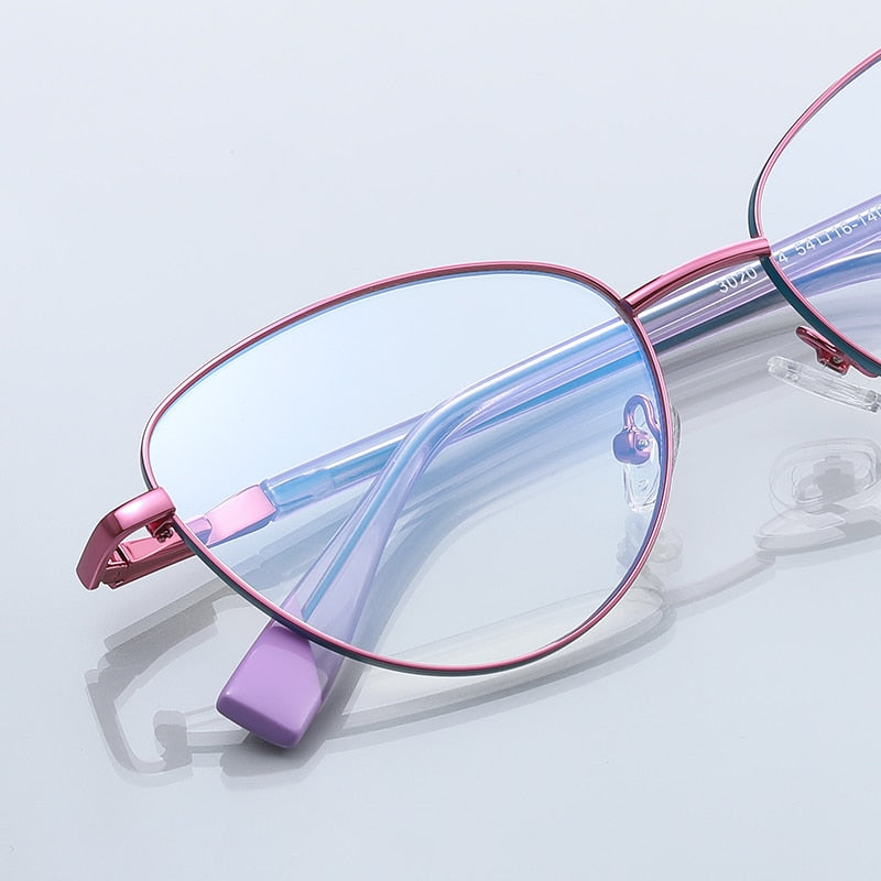 Gmei Women's Full Rim Alloy Cat Eye Frame Eyeglasses 3020 Full Rim Gmei Optical