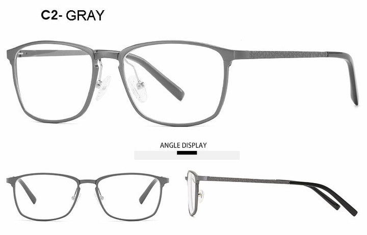 Hotochki Unisex Full Rim Aluminum Magnesium Alloy Frame Eyeglasses 6266 Full Rim Hotochki