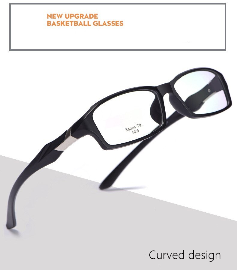 Yimaruili Men's Full Rim TR-90 Resin Sport Frame Eyeglasses 6059 Full Rim Yimaruili Eyeglasses