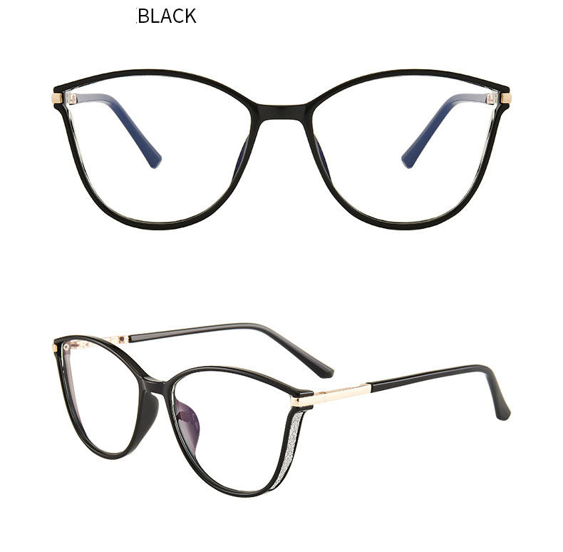 Hotony Women's Full Rim TR 90 Resin Cat Eye Frame Eyeglasses 7041 Full Rim Hotony