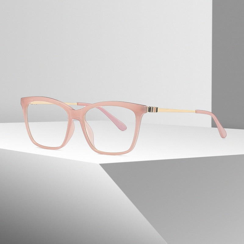 Hotochki Women's Full Rim Round TR-90 Resin Alloy Frame Eyeglasses 2060 Full Rim Hotochki