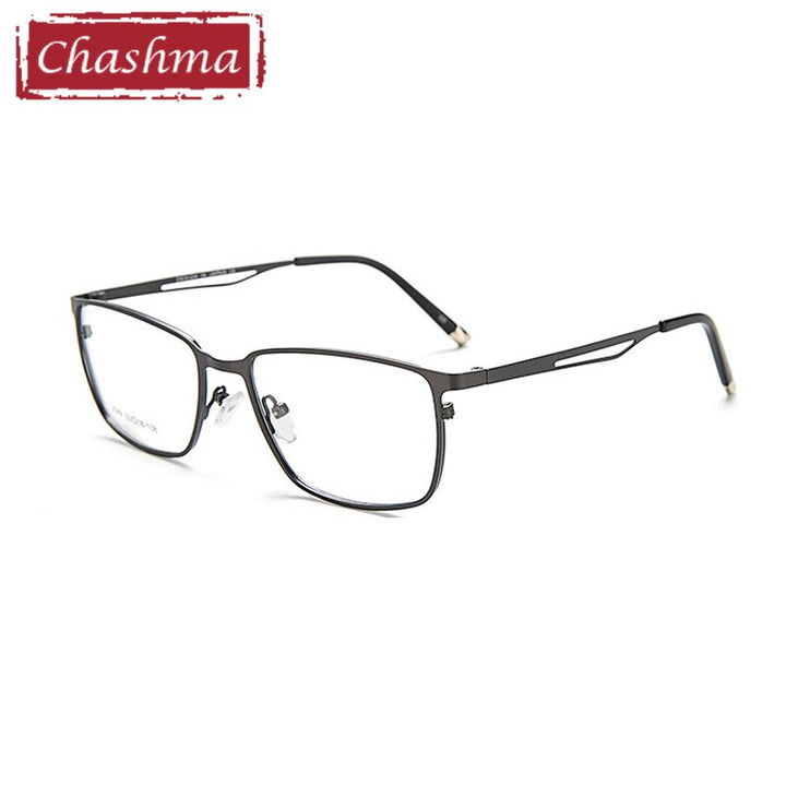 Chashma Men's Square Eyeglasses Full Rim Alloy 2049 Full Rim Chashma gray