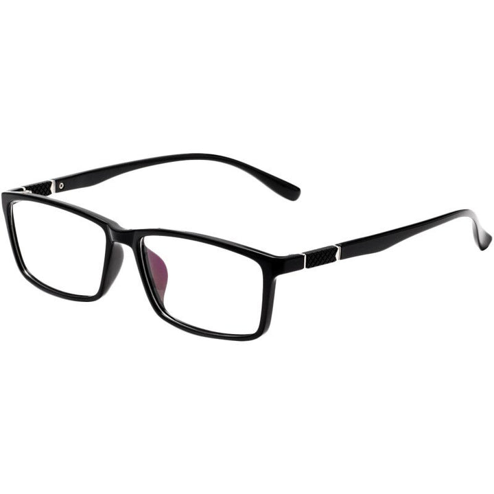 Yimaruili Men's Full Rim Square Frame Resin Eyeglasses D114 Full Rim Yimaruili Eyeglasses