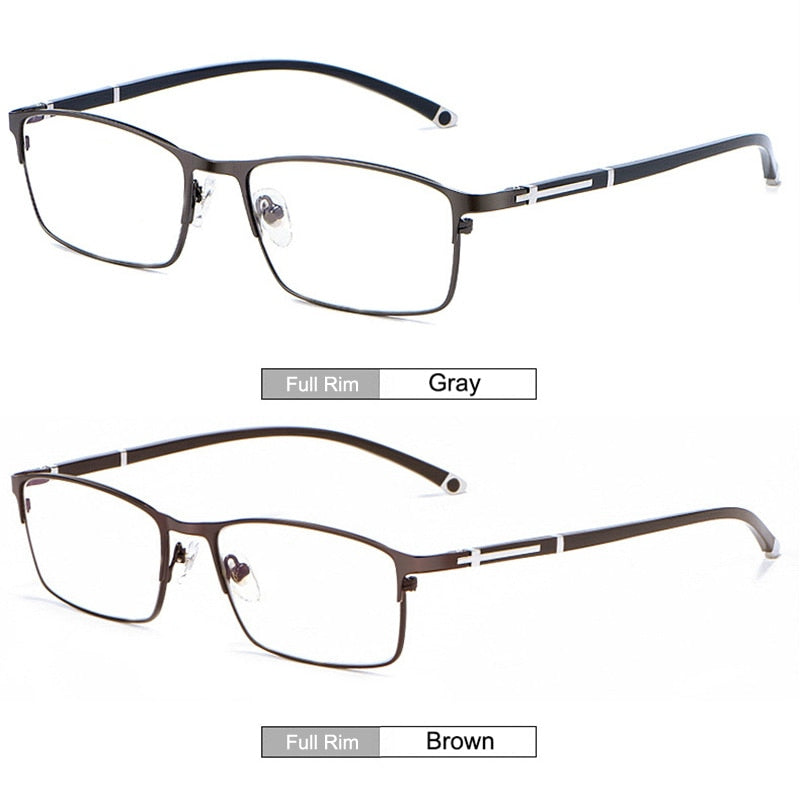 Hotochki Unisex Full/Semi Rim Alloy Frame Eyeglasses P9211 Semi Rim Hotochki