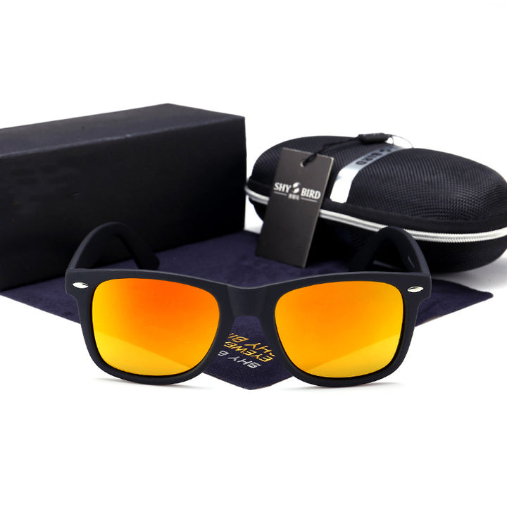 Hdcrafter Unisex Full Rim Square Acetate Frame Polarized Sunglasses 2140 Sunglasses HdCrafter Sunglasses