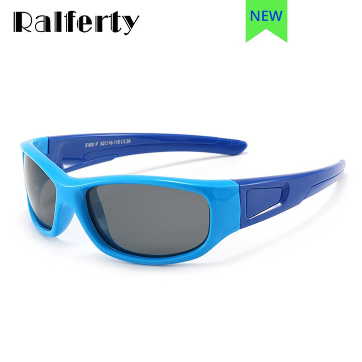Ralferty Kids' Sunglasses Polarized Flexible Soft Unbreakable K800 Sunglasses Ralferty