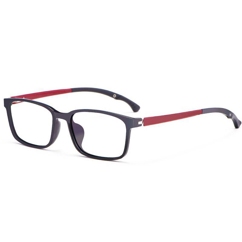 Handoer Men's Full Rim Square Acetate Eyeglasses 5106 Full Rim Handoer Red