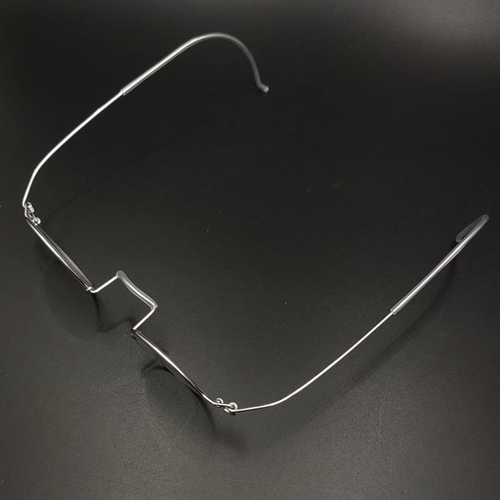 Yujo Unisex Full Rim Round Stainless Steel Eyeglasses Y013 Full Rim Yujo