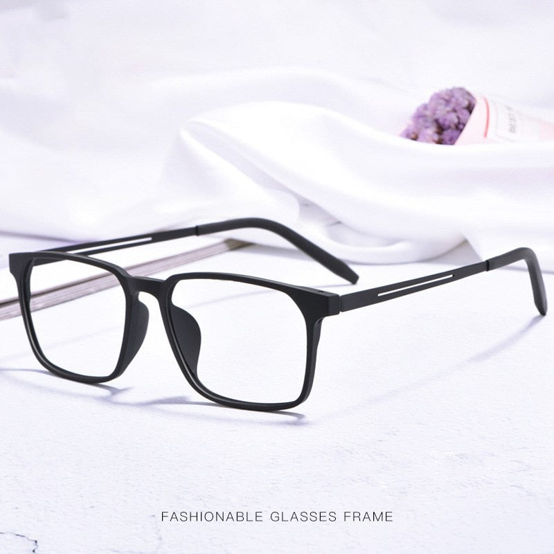 Yimaruili Unisex Full Rim Square Titanium Eyeglasses 8878 Full Rim Yimaruili Eyeglasses