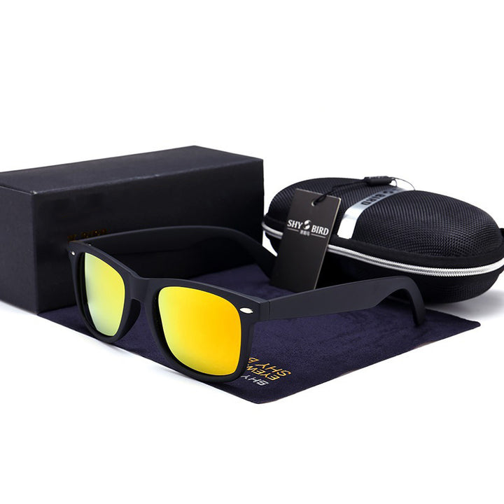 Hdcrafter Unisex Full Rim Square Acetate Frame Polarized Sunglasses 2140 Sunglasses HdCrafter Sunglasses