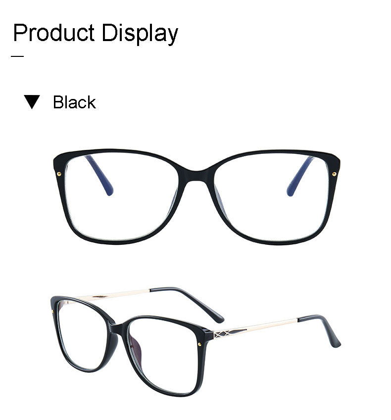 Hotony Women's Full Rim TR 90 Resin Square Frame Eyeglasses 7034 Full Rim Hotony
