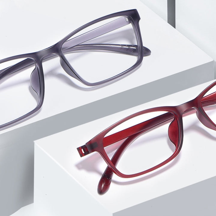 Hotochki Unisex Full Rim TR-90 Resin Frame Eyeglasses X1x2 Full Rim Hotochki