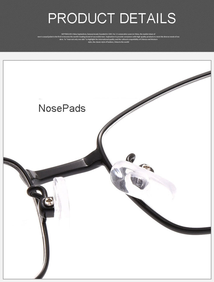 Hotochki Men's Full Rim Titanium Alloy Frame Eyeglasses 8201 Full Rim Hotochki