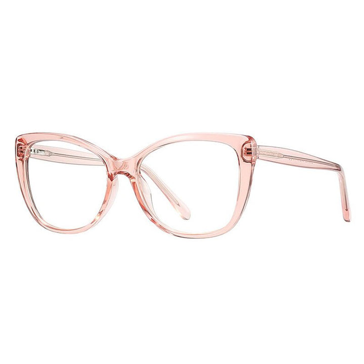 Hotochki Women's Full Rim PC Plastic Resin Frame Eyeglasses 2005 Full Rim Hotochki Pink