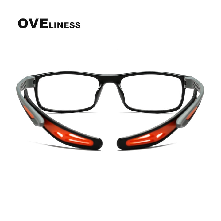 Oveliness Unisex Full Rim Square Tr 90 Titanium Sport Eyeglasses Olad55p Full Rim Oveliness