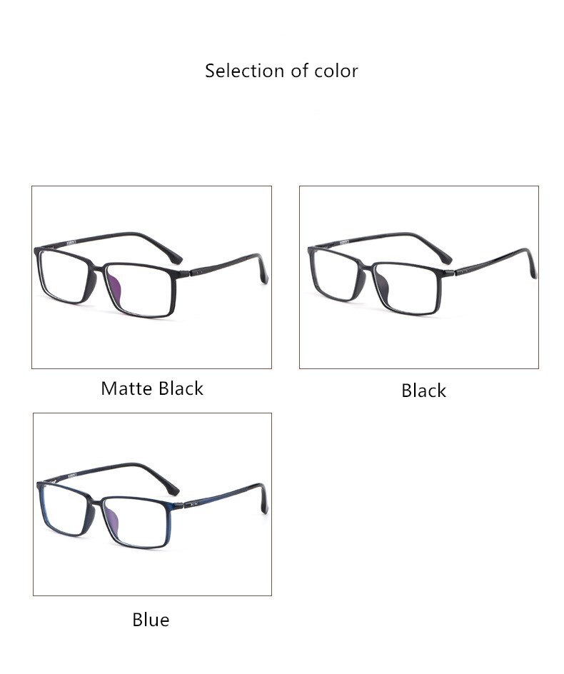 Yimaruili Men's Full Rim Steel Frame Eyeglasses 9810 Full Rim Yimaruili Eyeglasses